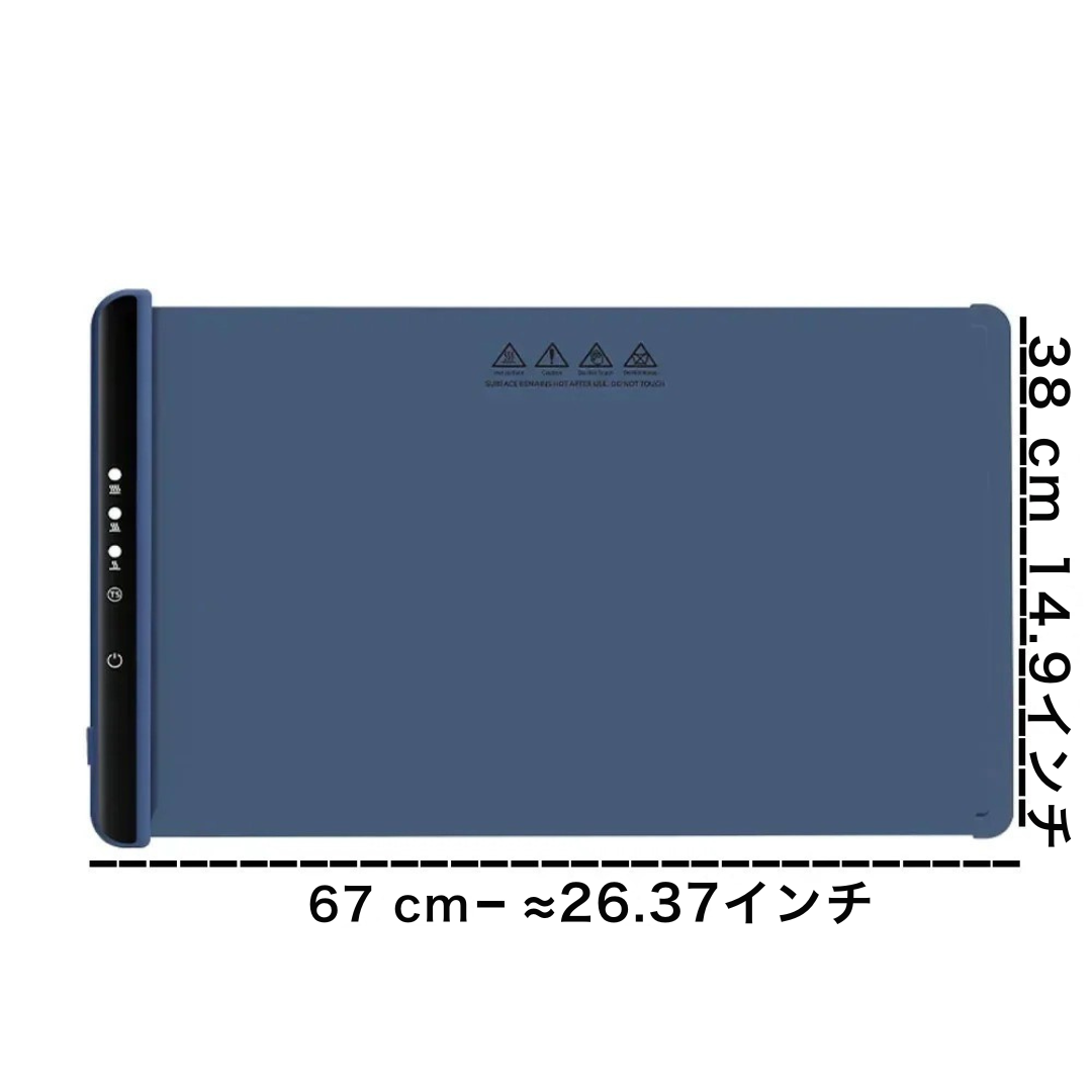 折りたたみ式スマートフードウォーマー｜3段階温度調整・急速加熱・ポータブル加熱プレート