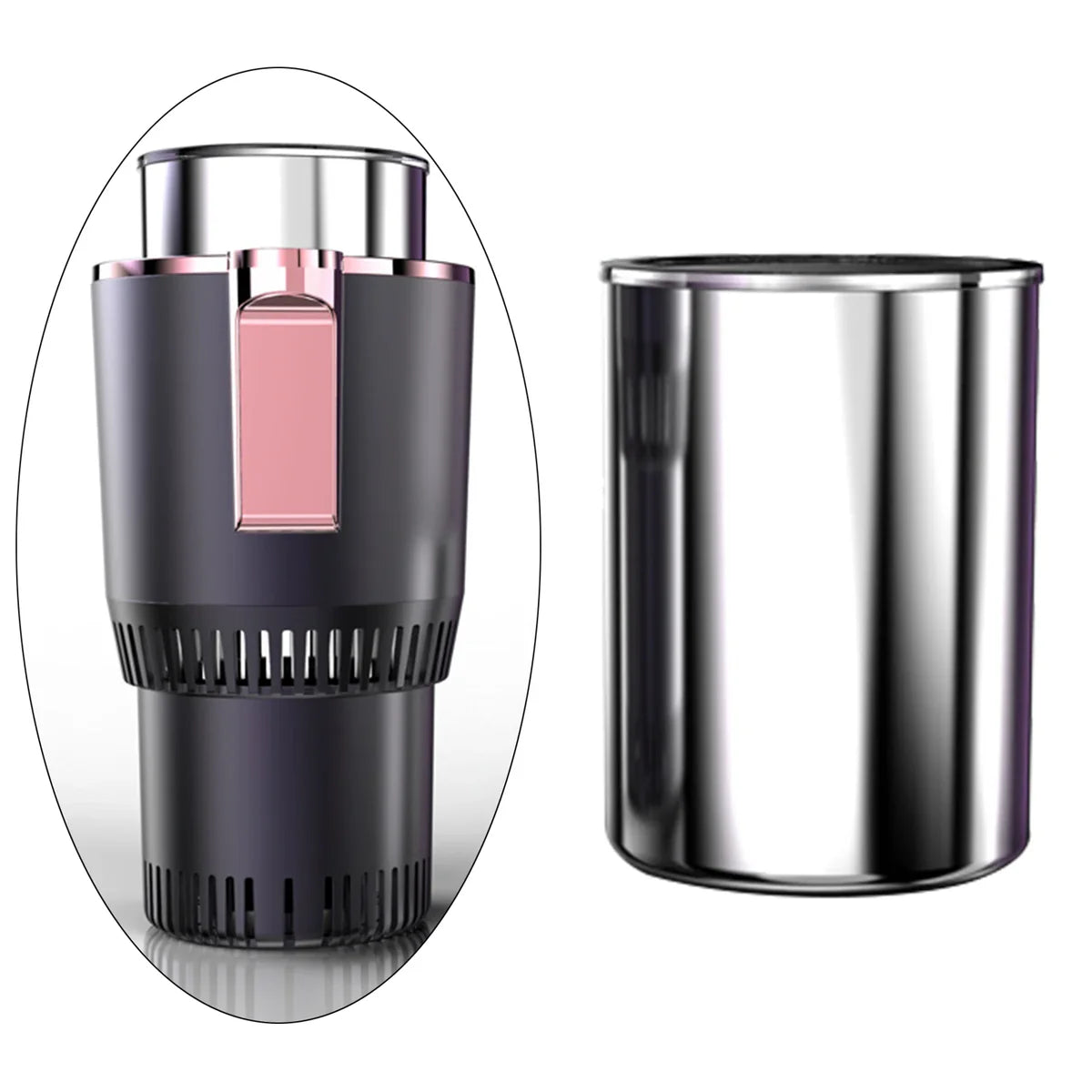 2 in1 スマート車載カップホルダー（加熱・冷却対応）